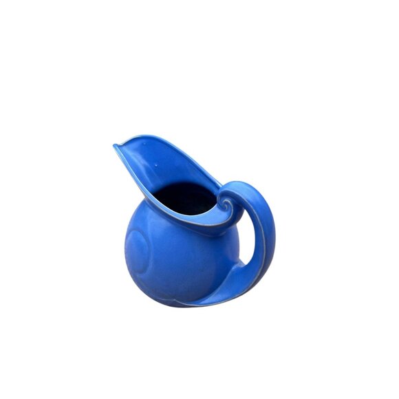Vintage 1950s Blue Pitcher Made in Japan - Picture 5 of 8